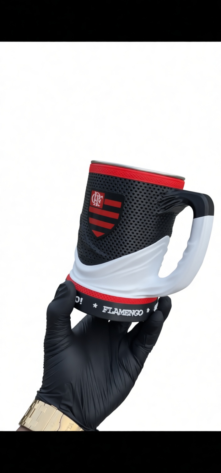 Flamengo Jersey Mug free 3D printable STL