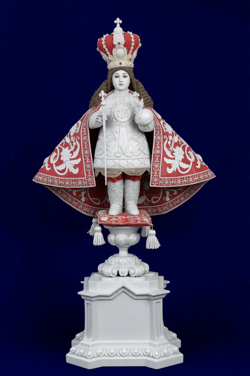 Infant Jesus of Prague Statue free 3D printable STL