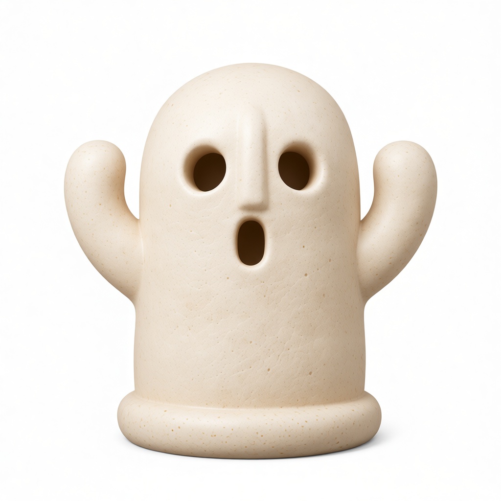 Simple Ghost Figurine free 3D printable STL