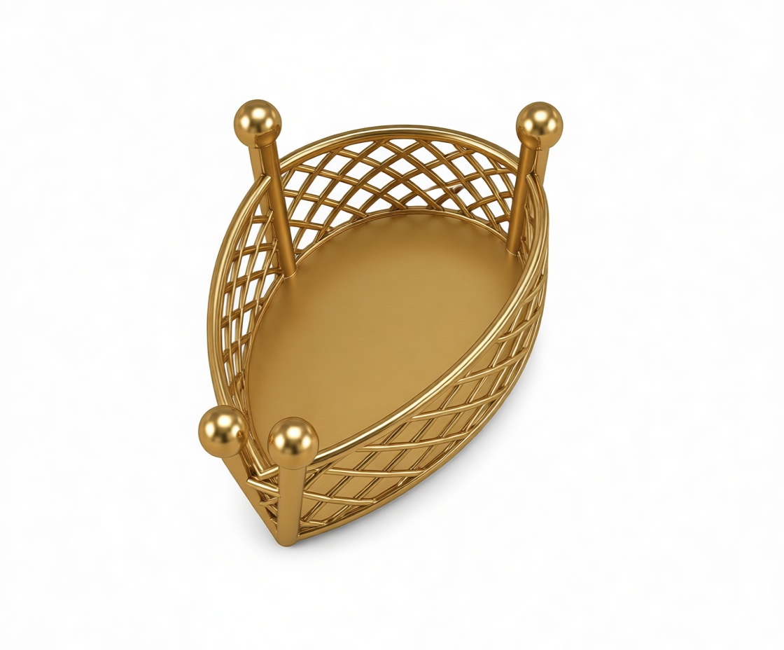 Ornate Decorative Tray free 3D printable STL