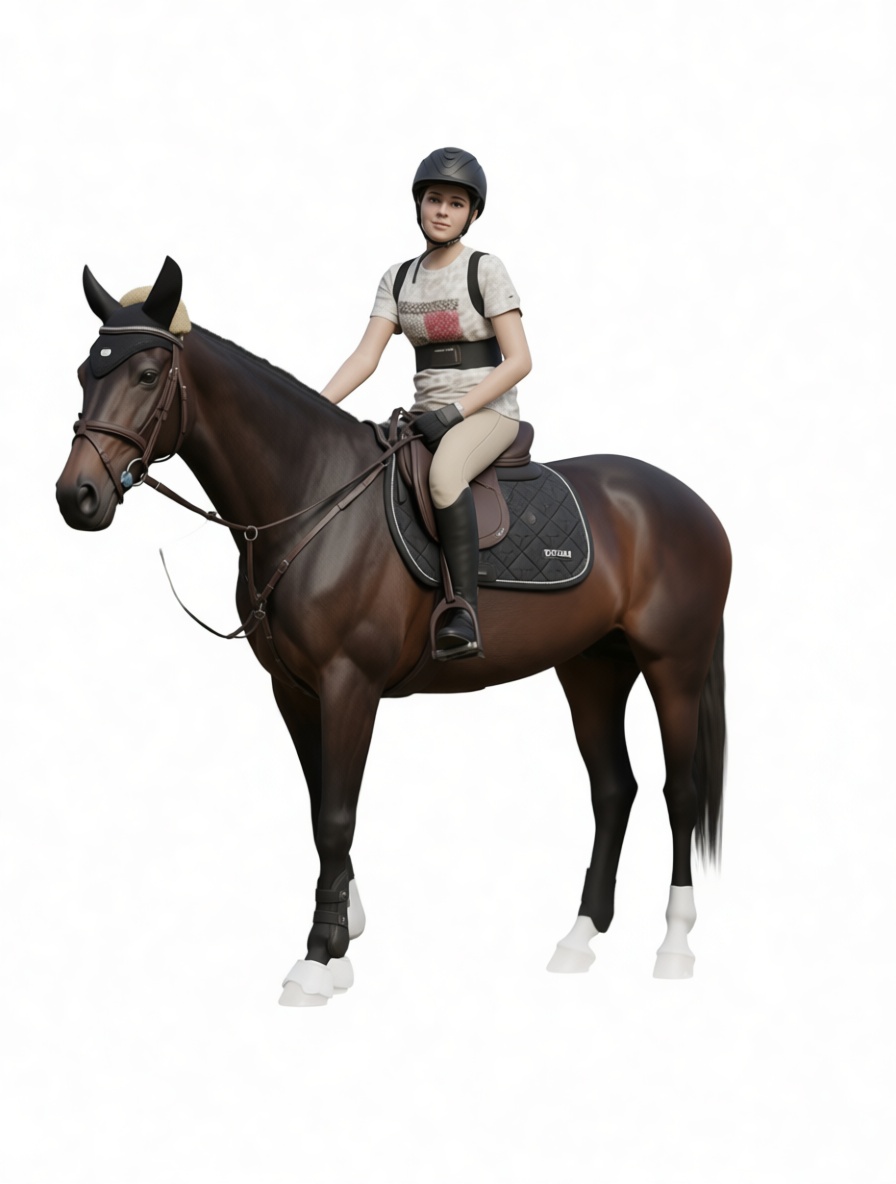 Equestrian Rider Figurine free 3D printable STL