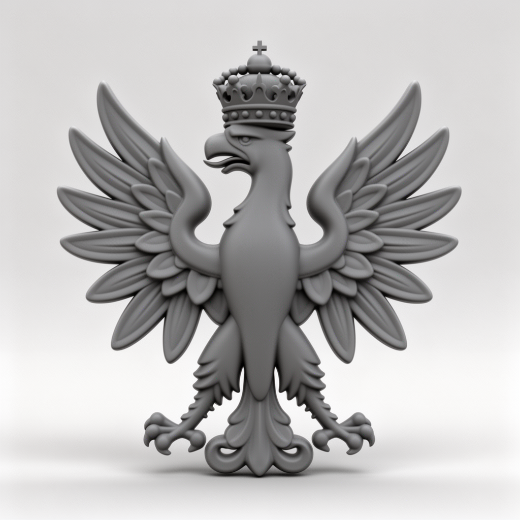 Polish Eagle Figurine free 3D printable STL