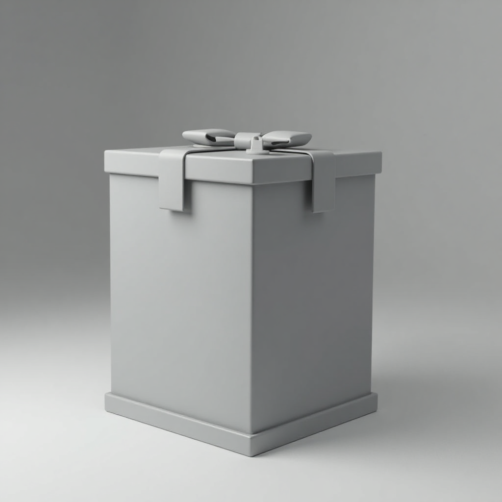 Tall Cube Box Sculpture free 3D printable STL