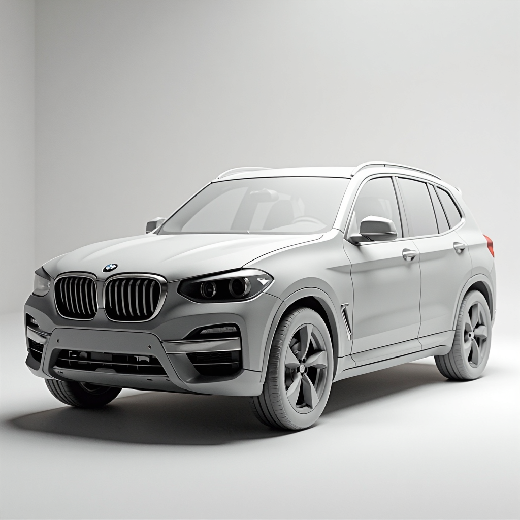BMW X3 Compact Model free 3D printable STL