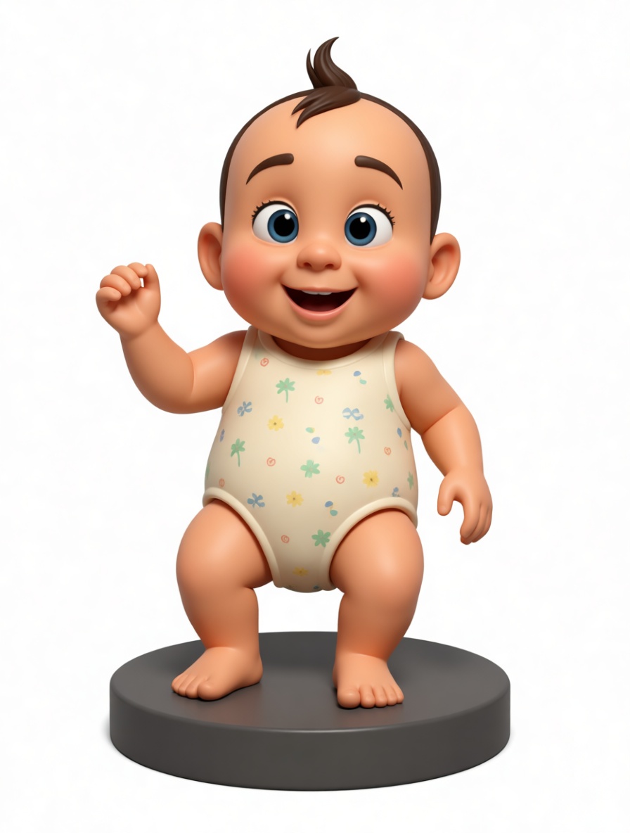 Cute Baby Figurine free 3D printable STL