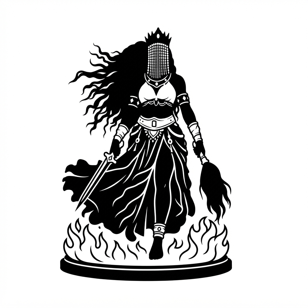 Kali Goddess Figurine free 3D printable STL