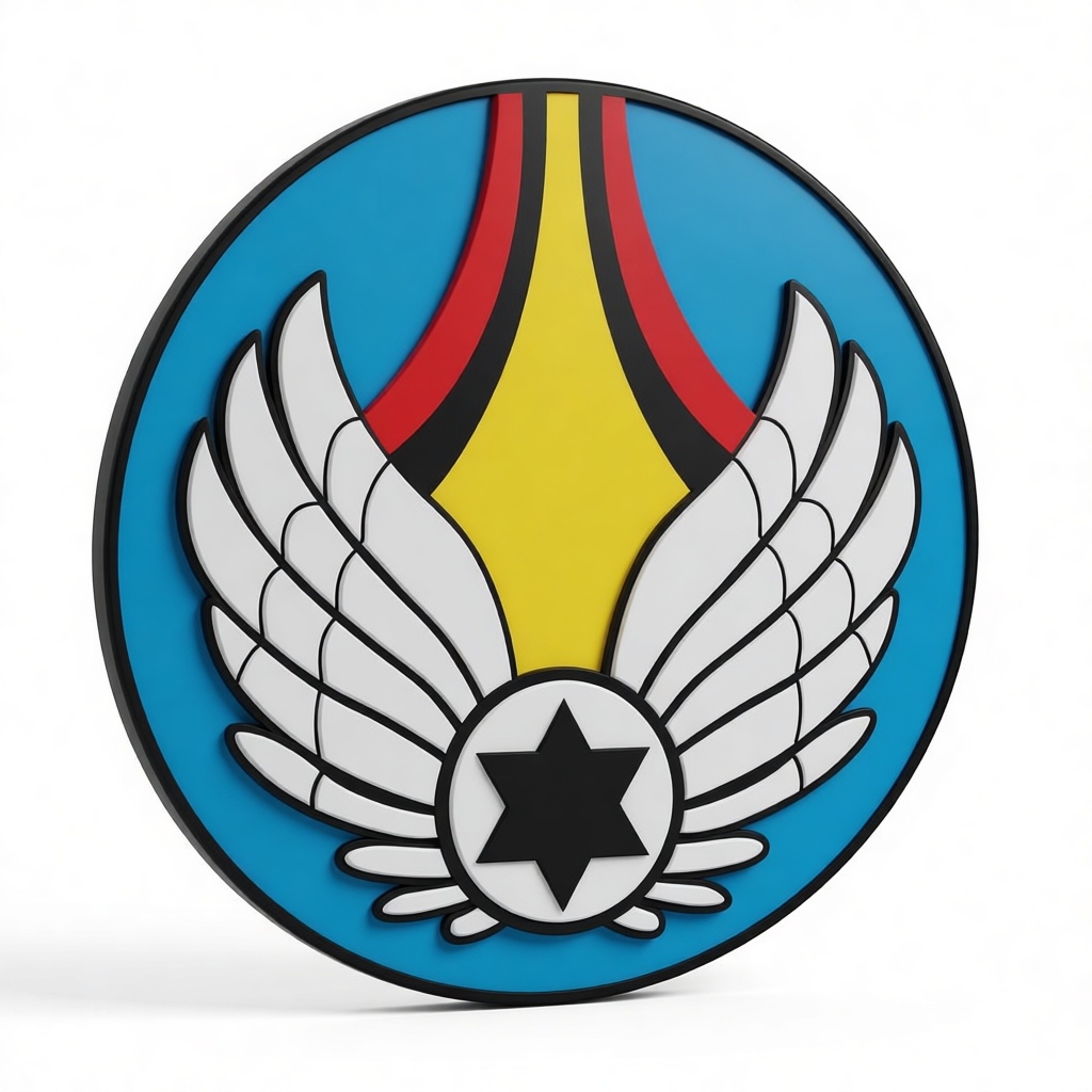 WWII USAAF Emblem Plaque free 3D printable STL