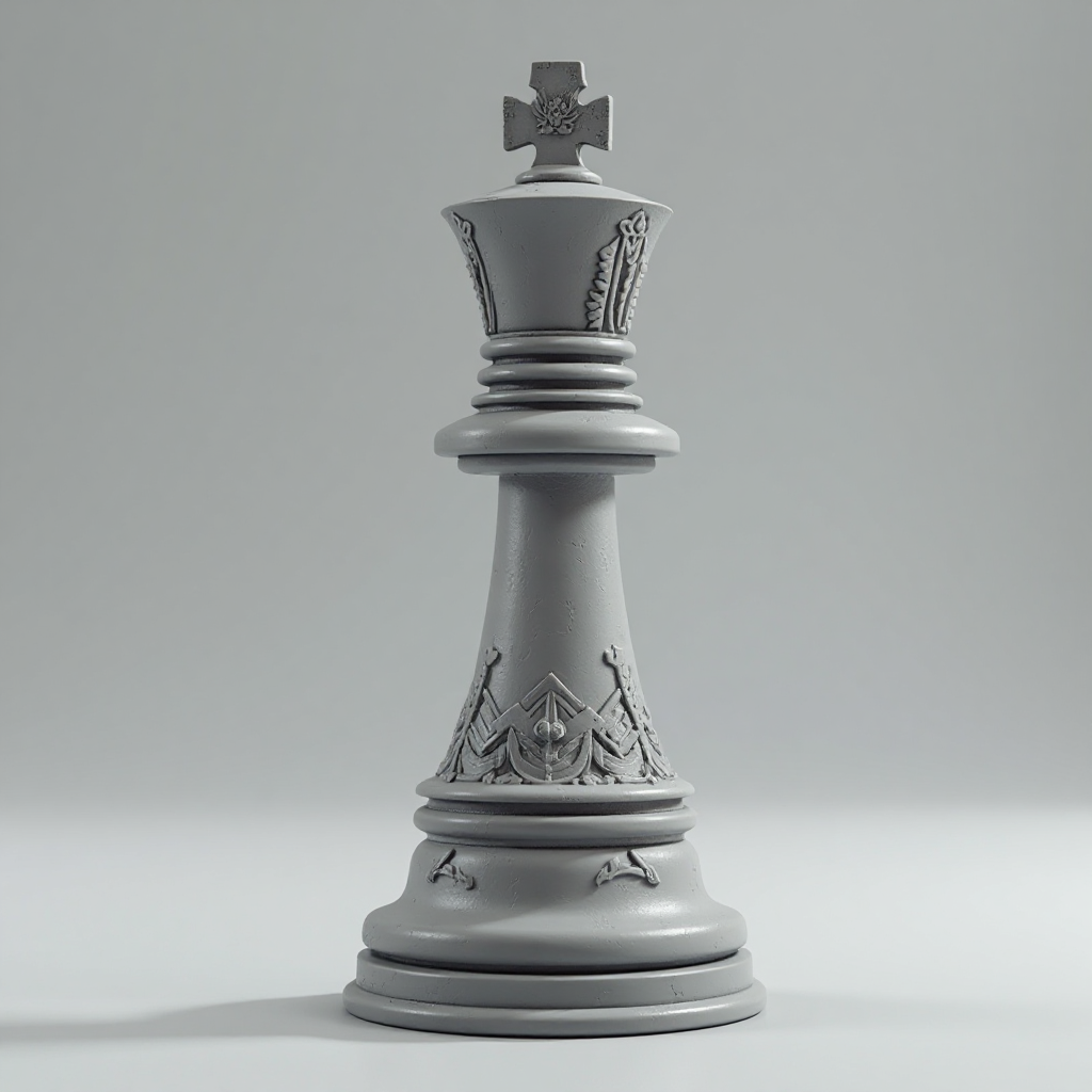 Ornate Chess Piece Set free 3D printable STL