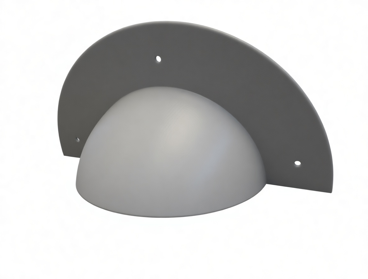 Hemisphere Wall Mount free 3D printable STL
