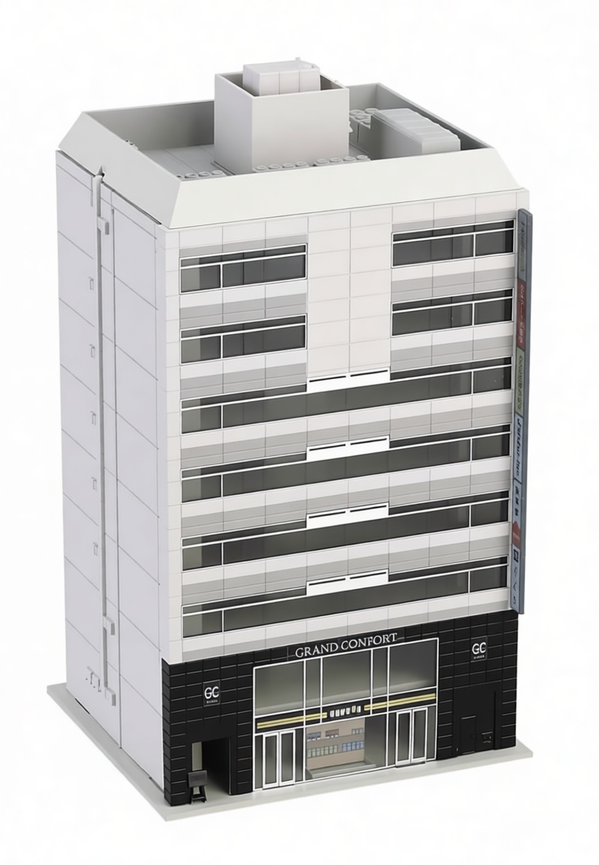 Grand Confort Building Model free 3D printable STL
