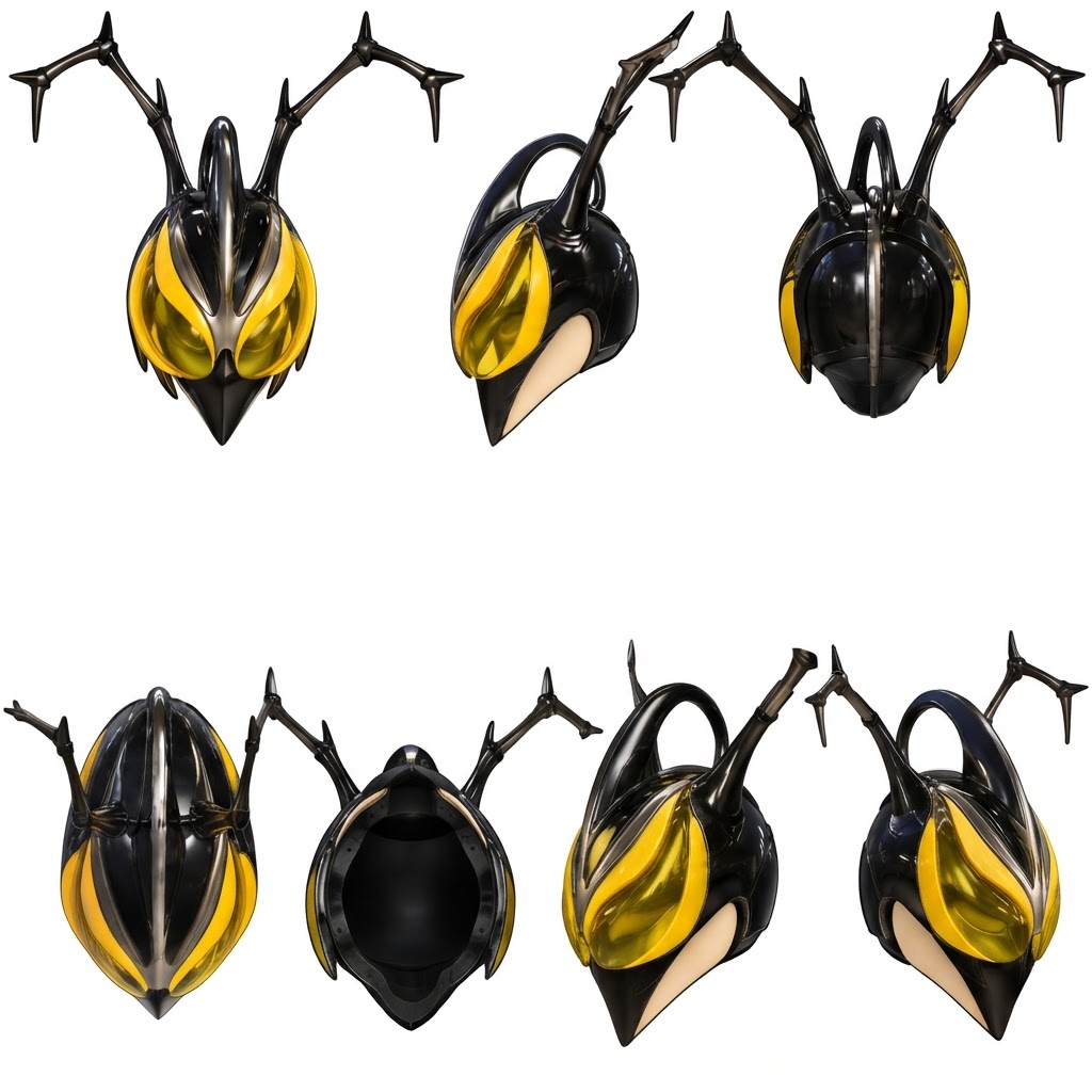 Bee Helmet Model free 3D printable STL