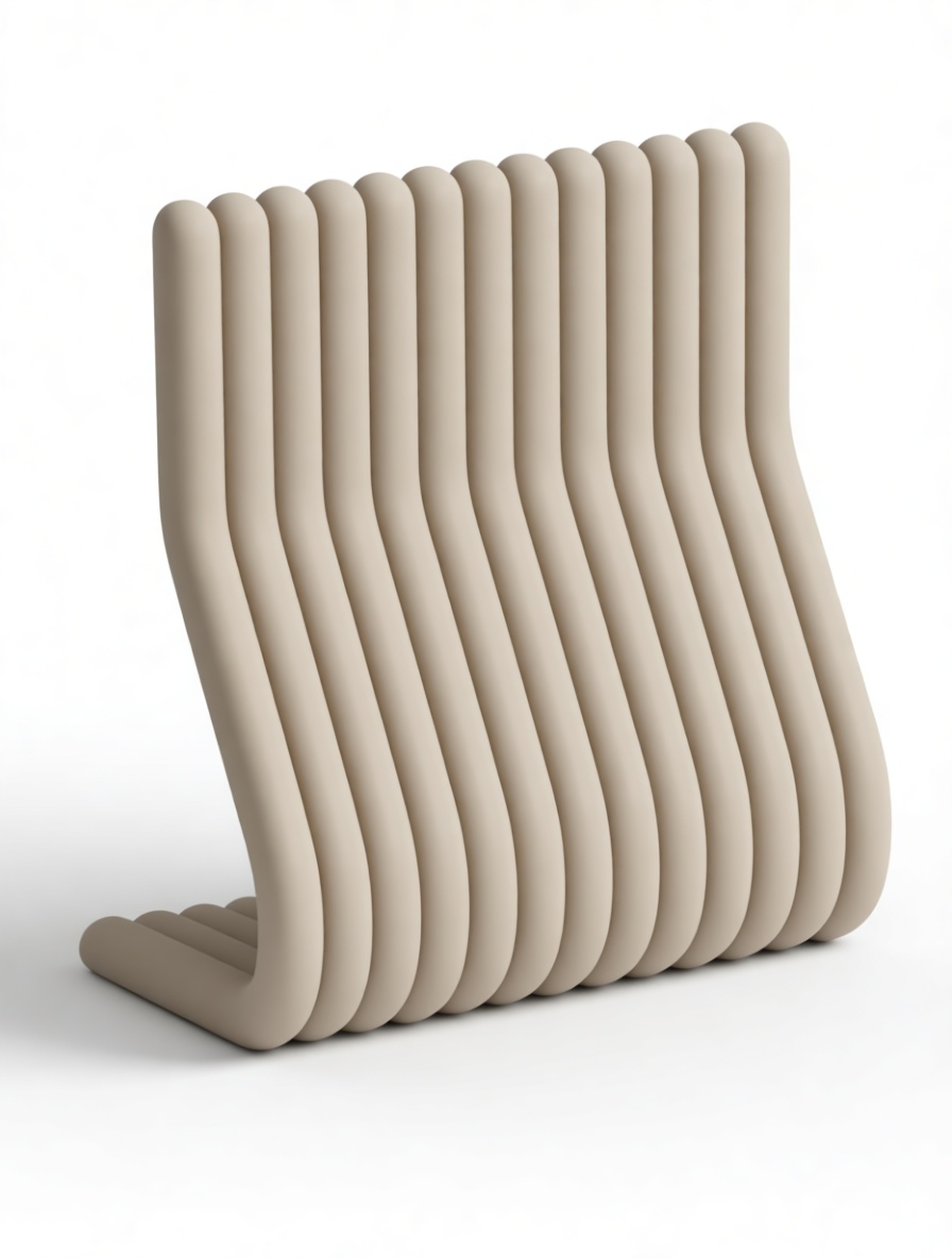 Wave Chair Sculpture free 3D printable STL