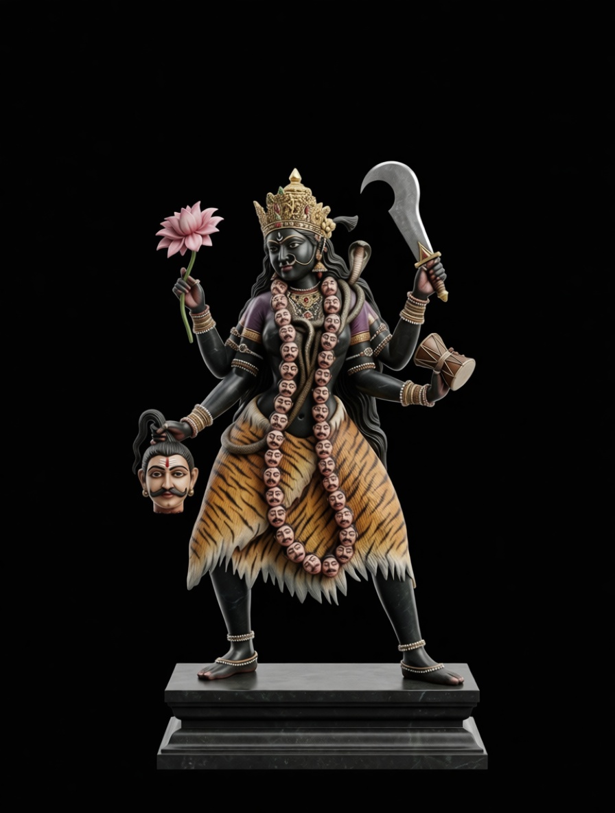 Kali Goddess Statue free 3D printable STL