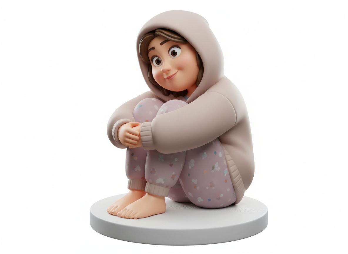 Girl in Hoodie Figurine free 3D printable STL