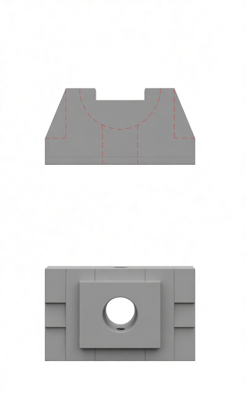 LEGO Brick 1x2x1 Stud free 3D printable STL