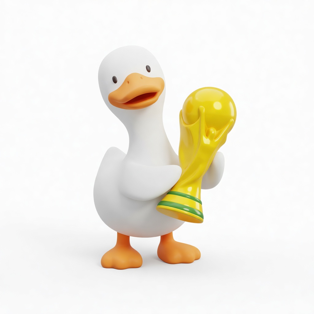 Cartoon Duck Figurine free 3D printable STL