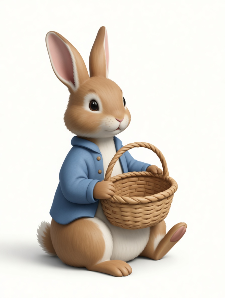 Peter Rabbit Figurine free 3D printable STL