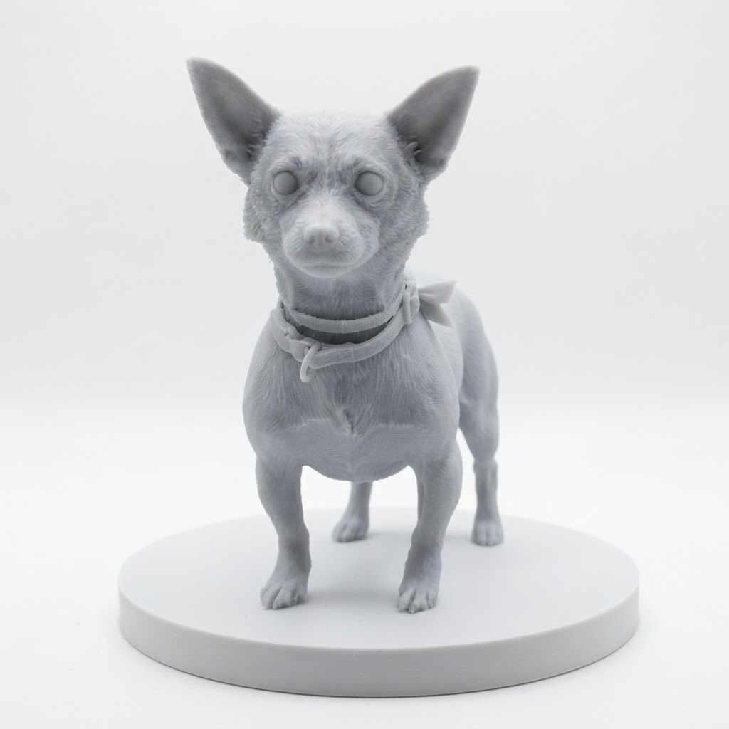 Chihuahua Dog Figurine free 3D printable STL