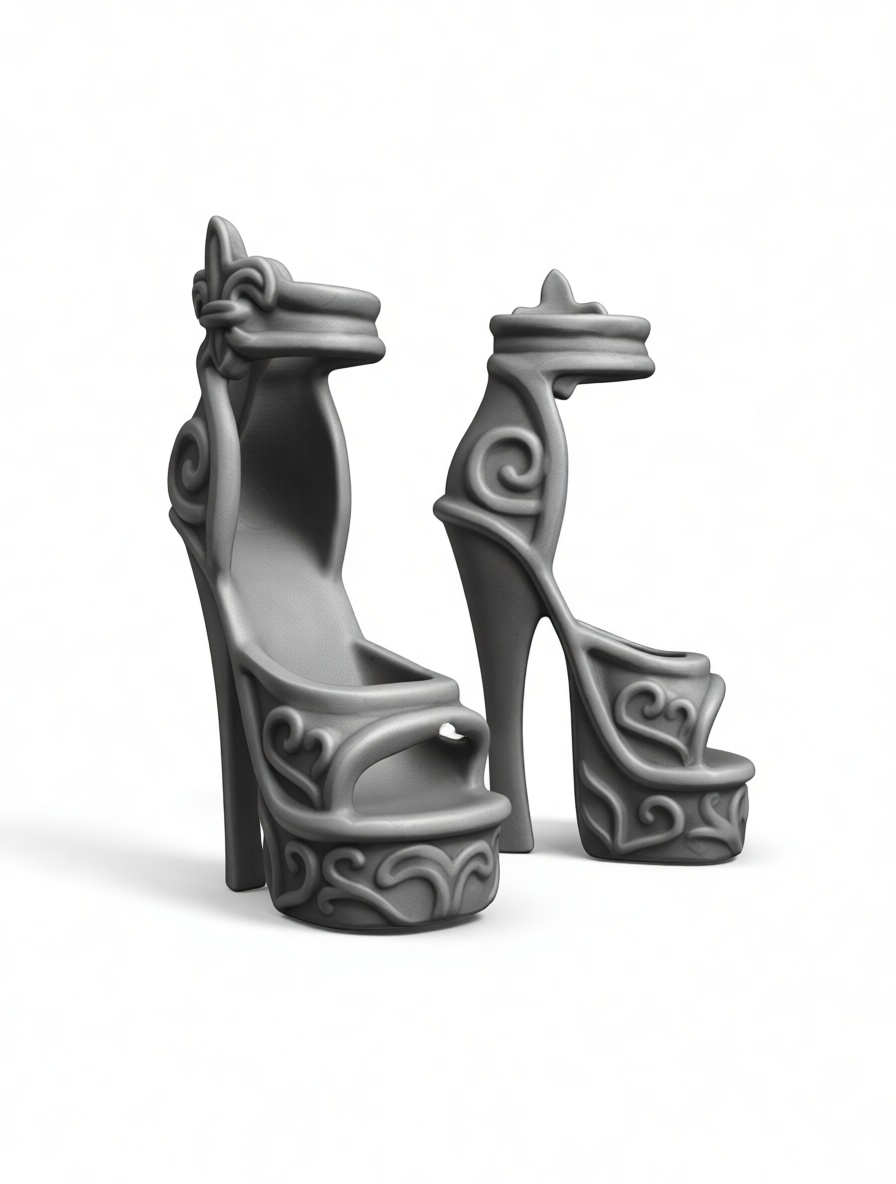 Decorative High Heel Figurine free 3D printable STL