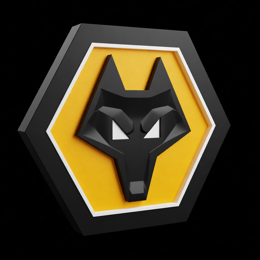 Wolf Head Emblem free 3D printable STL