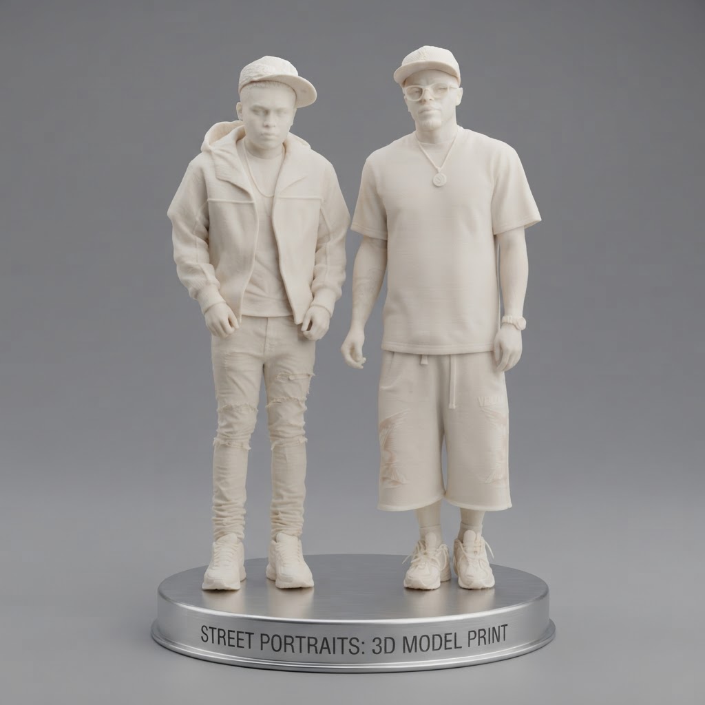 Street Portraits Figurines free 3D printable STL