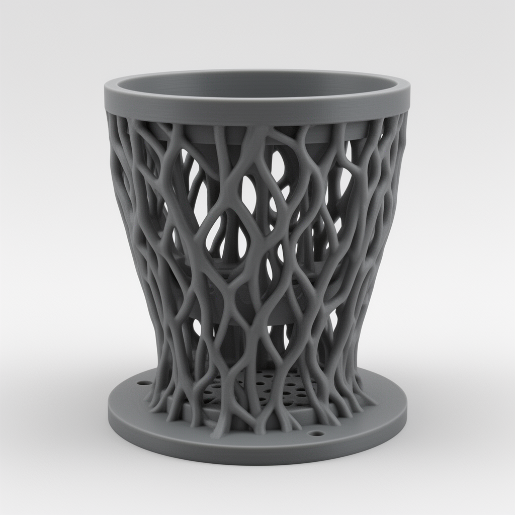 Orchid Planter Pot free 3D printable STL
