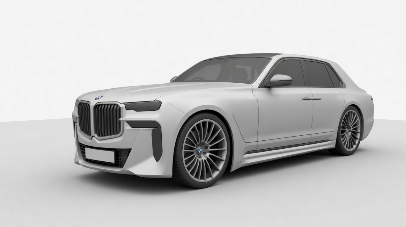 BMW 7 Series Model free 3D printable STL