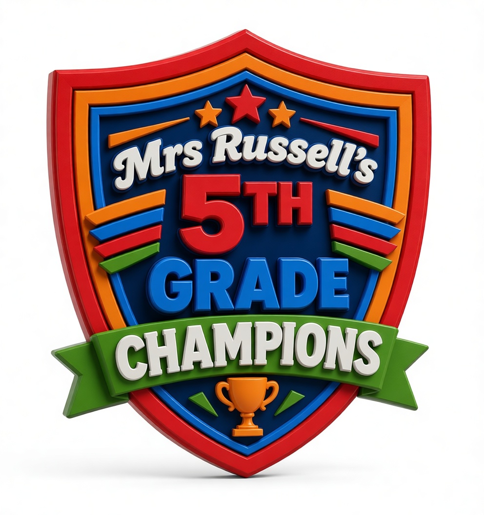 5th Grade Champions Badge free 3D printable STL