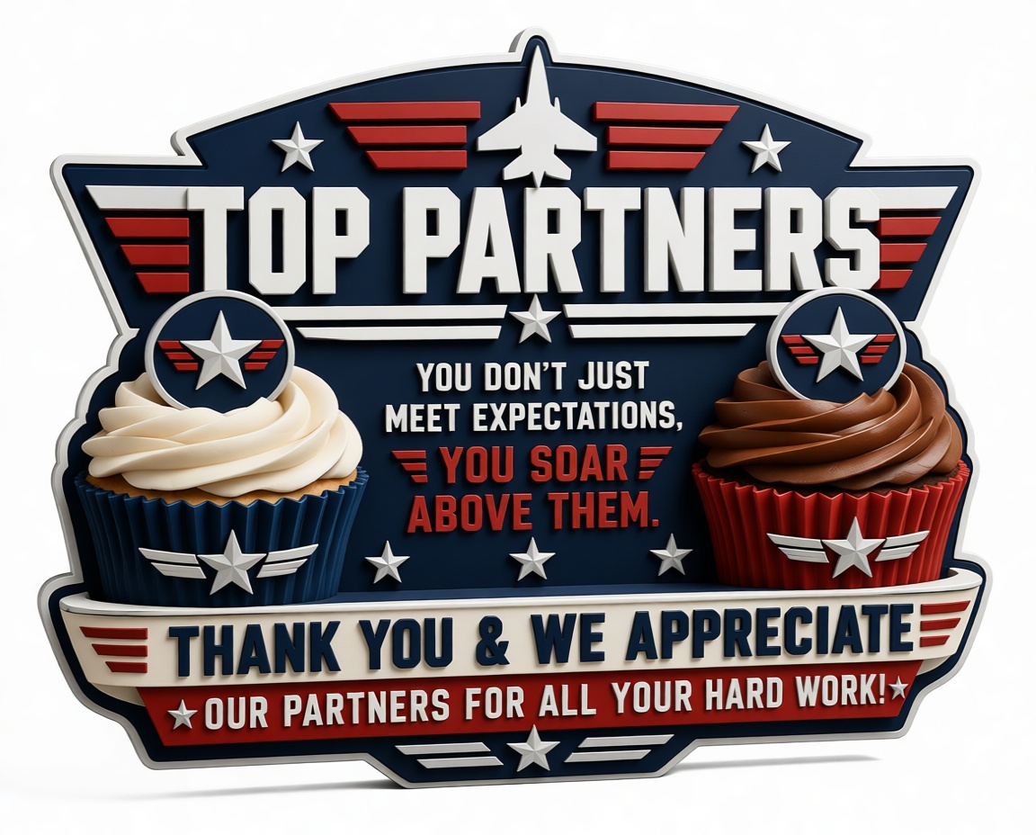 Top Partners Appreciation Plaque - Free 3D Printable STL File