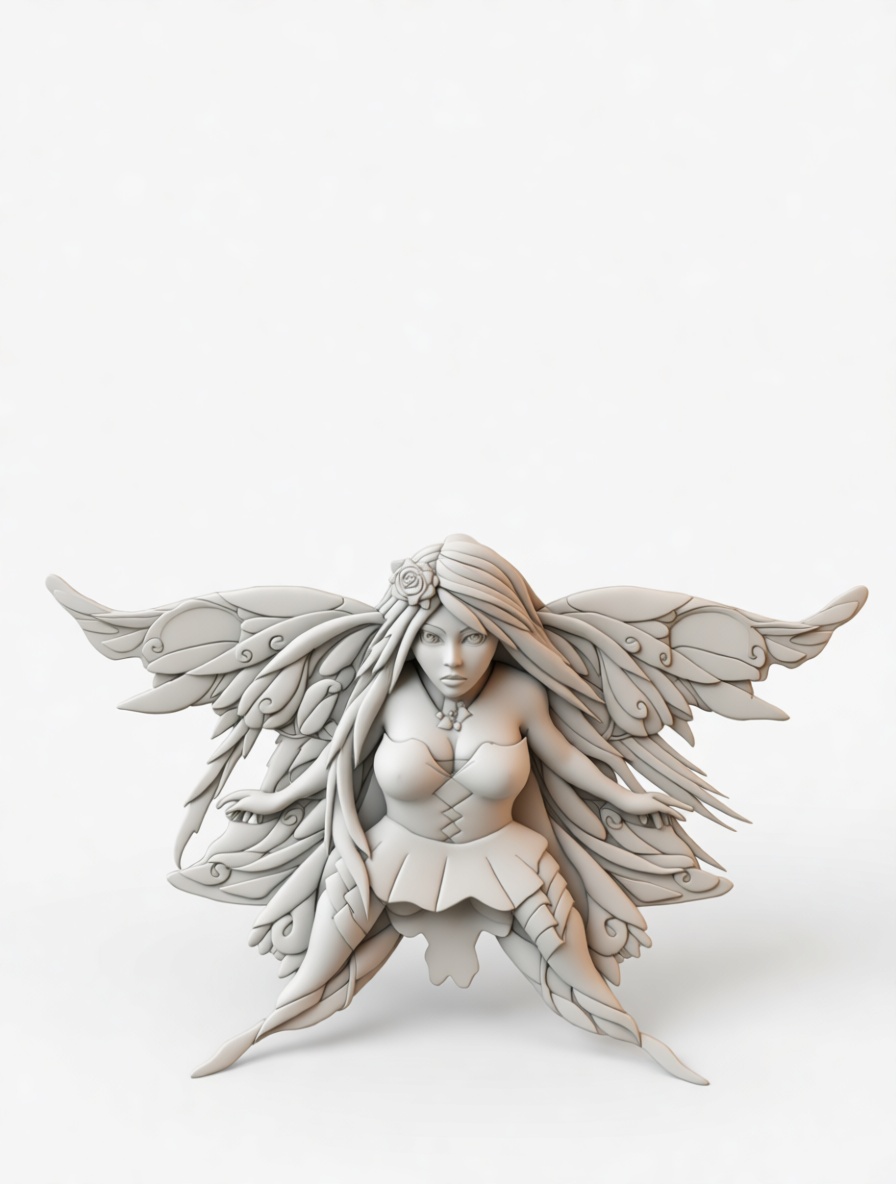 Fantasy Fairy Figurine free 3D printable STL