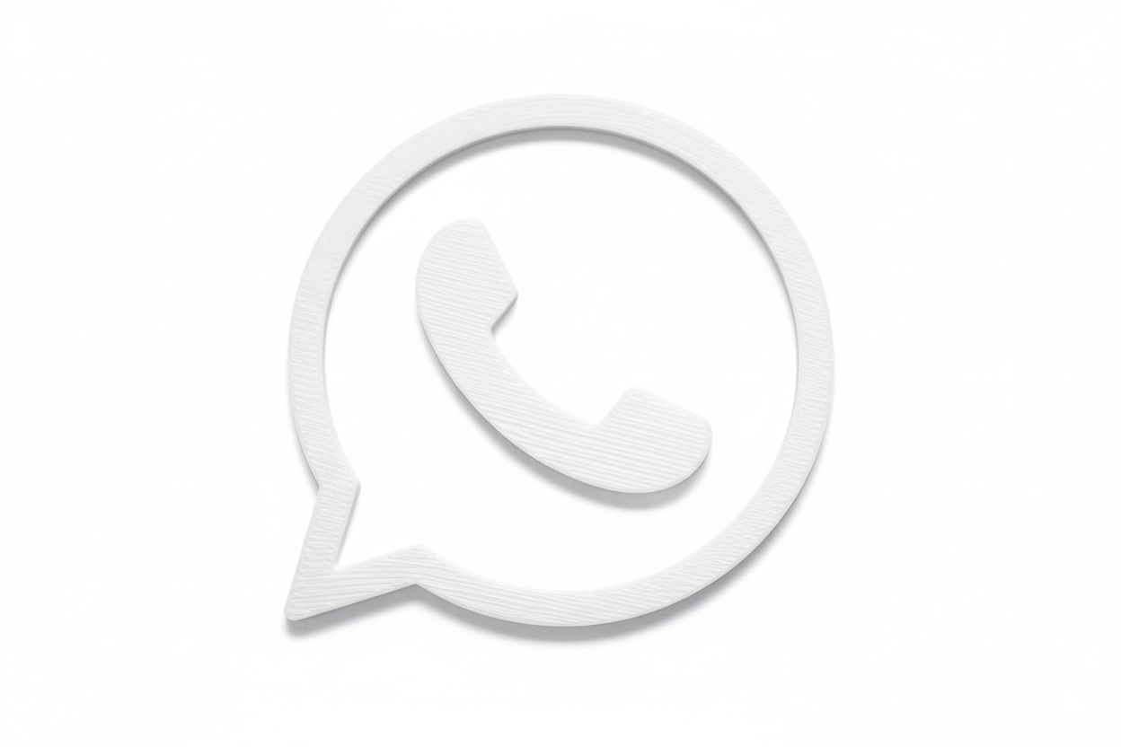 WhatsApp Logo Model free 3D printable STL