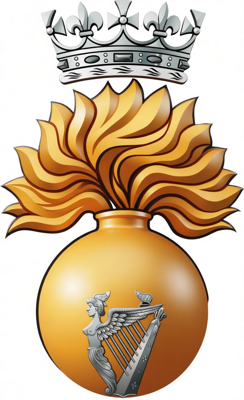 Royal Fusiliers Cap Badge free 3D printable STL