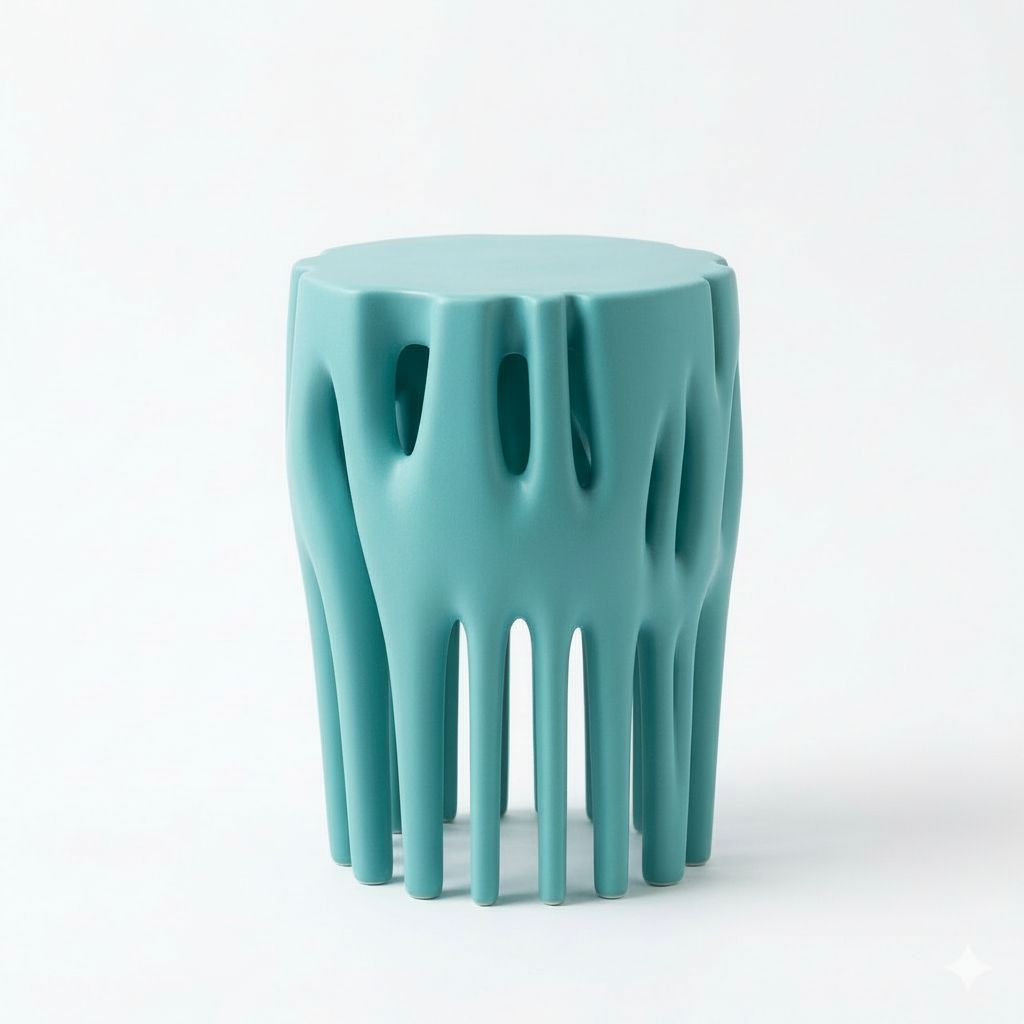 Abstract Organic Stool free 3D printable STL