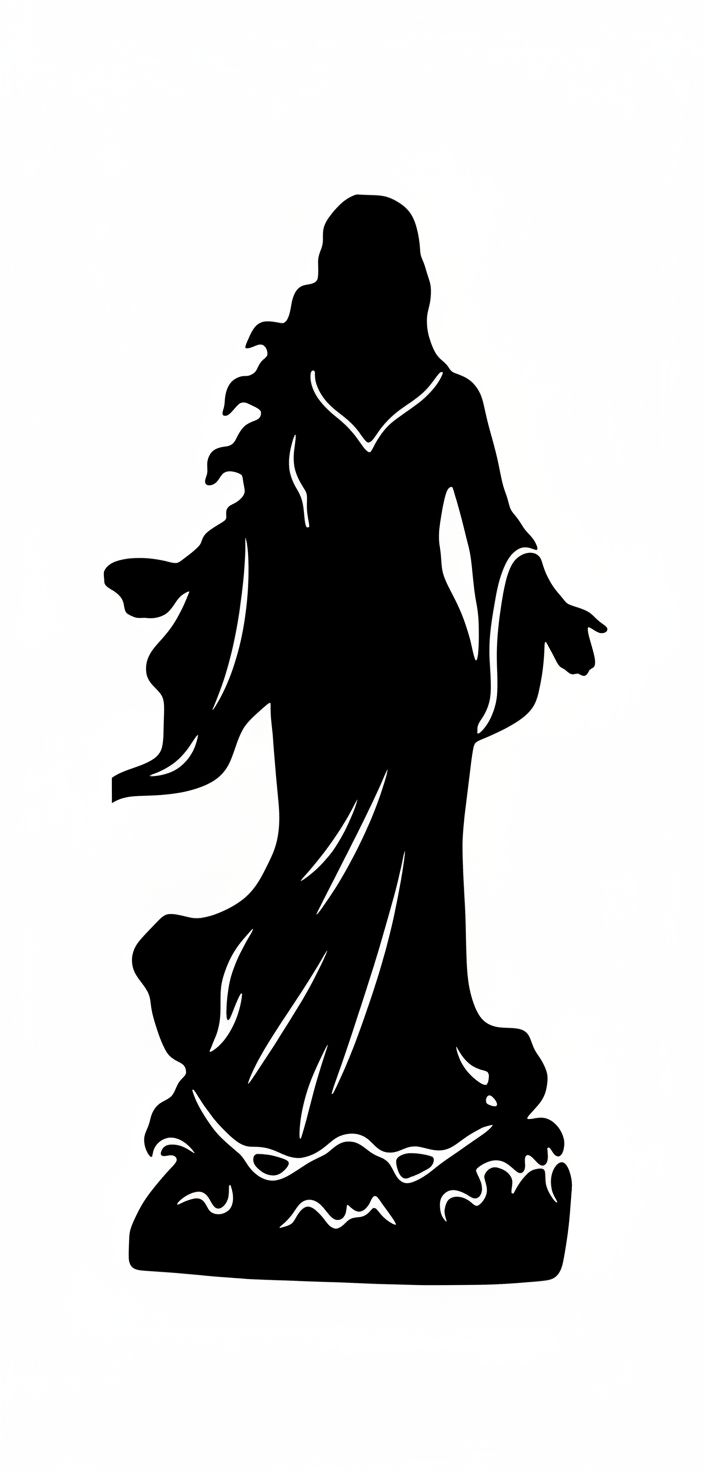 Fantasy Sorceress Figurine free 3D printable STL