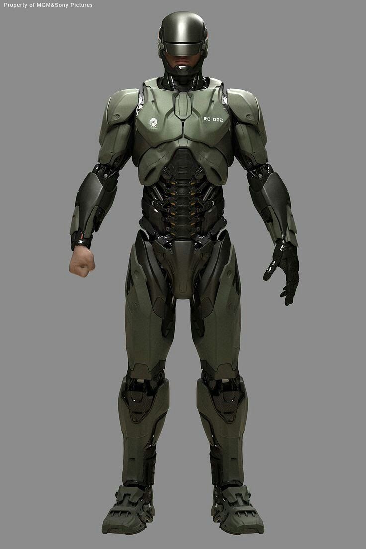 RoboCop Armor Model free 3D printable STL
