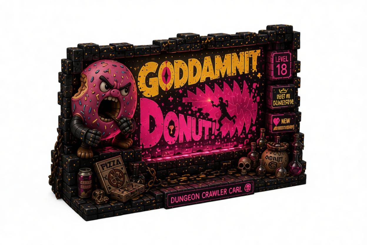 Dungeon Crawler Carl Display free 3D printable STL