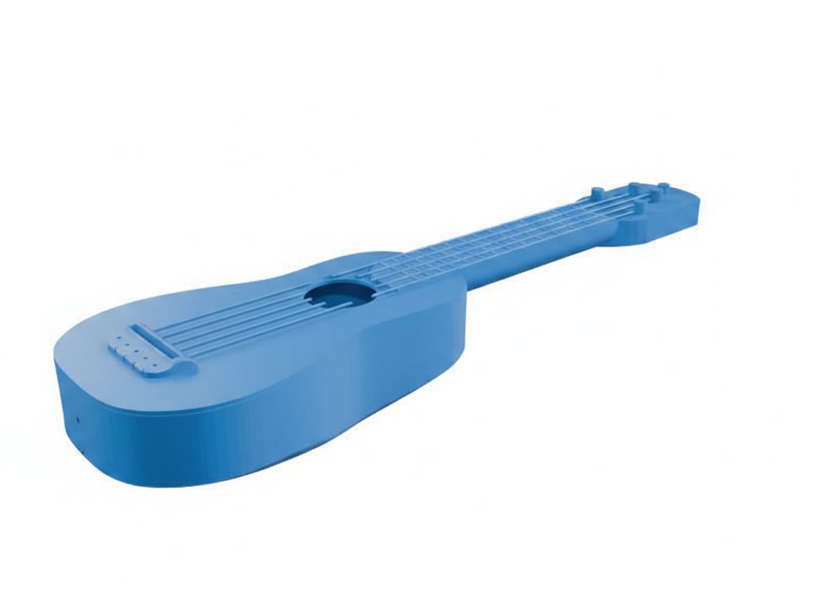 Acoustic Guitar Model free 3D printable STL