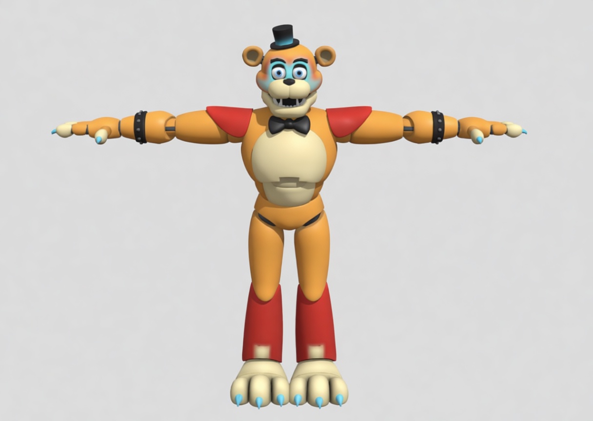 Funtime Freddy Model free 3D printable STL