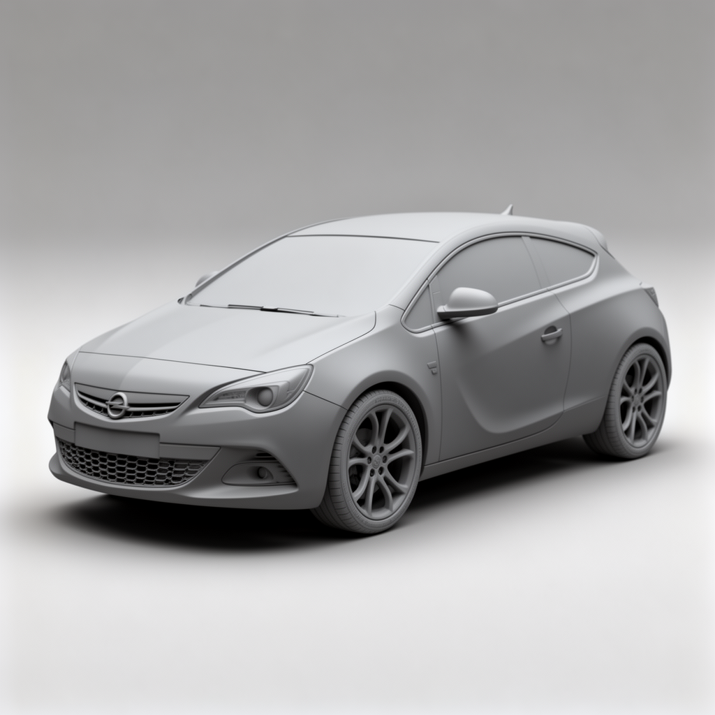Opel Astra GTC Model free 3D printable STL