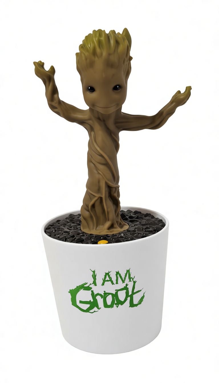 Baby Groot Figurine free 3D printable STL