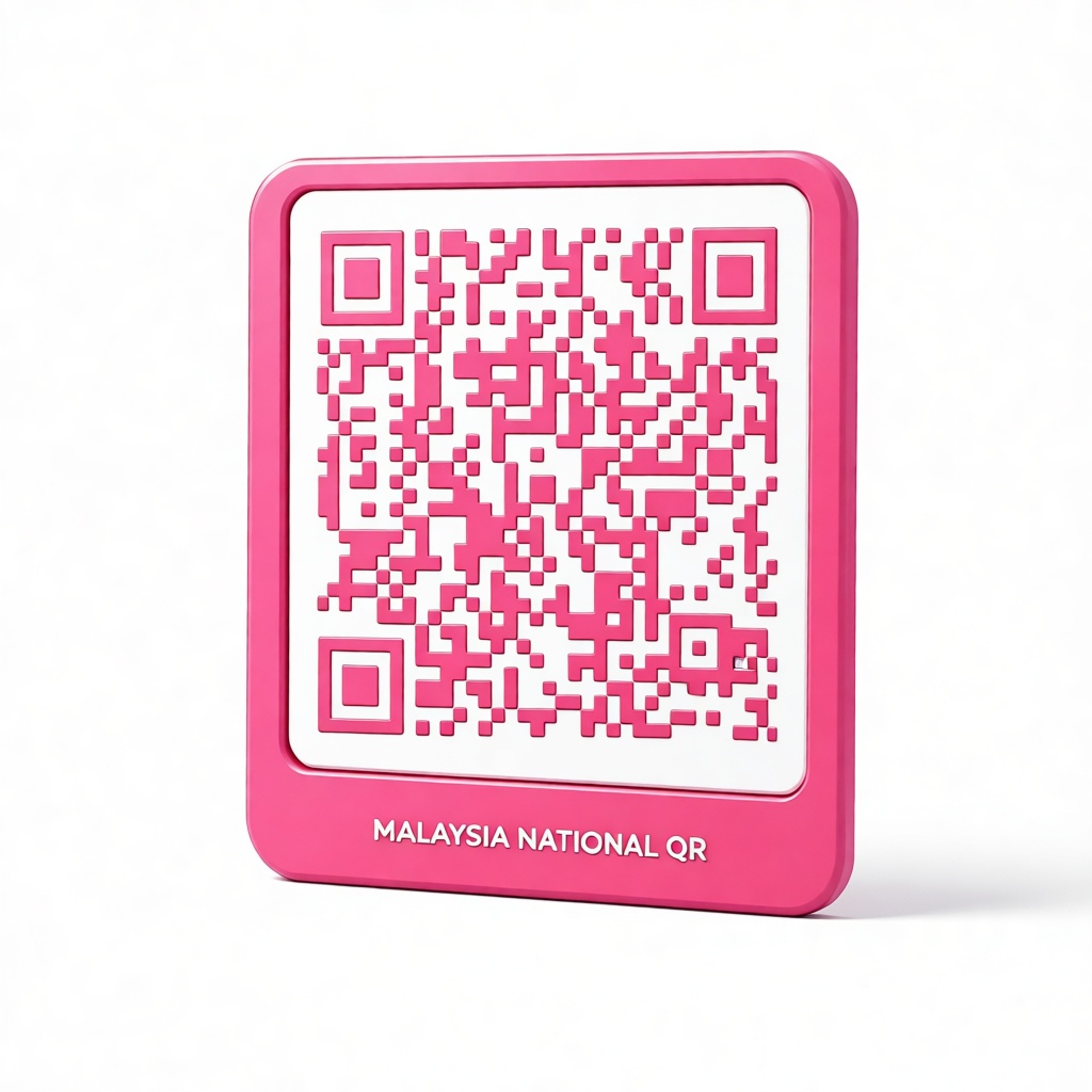 Malaysia National QR Plaque free 3D printable STL