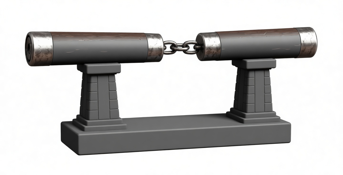 Nunchaku Weapon Model free 3D printable STL