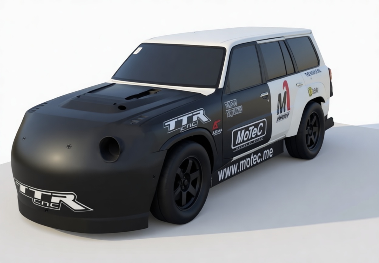 Toyota Land Cruiser Race Model free 3D printable STL