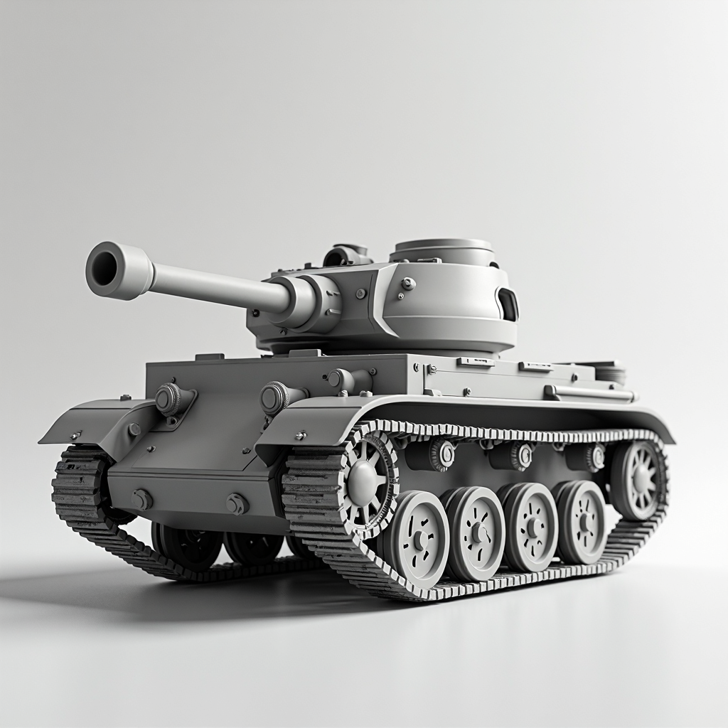 Military Tank Model free 3D printable STL