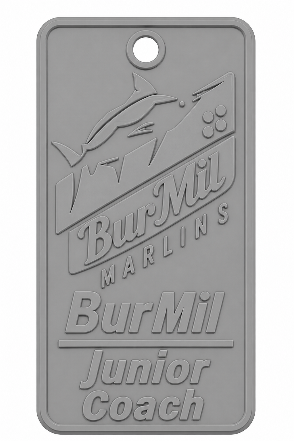 BurMil Marlins Tag free 3D printable STL