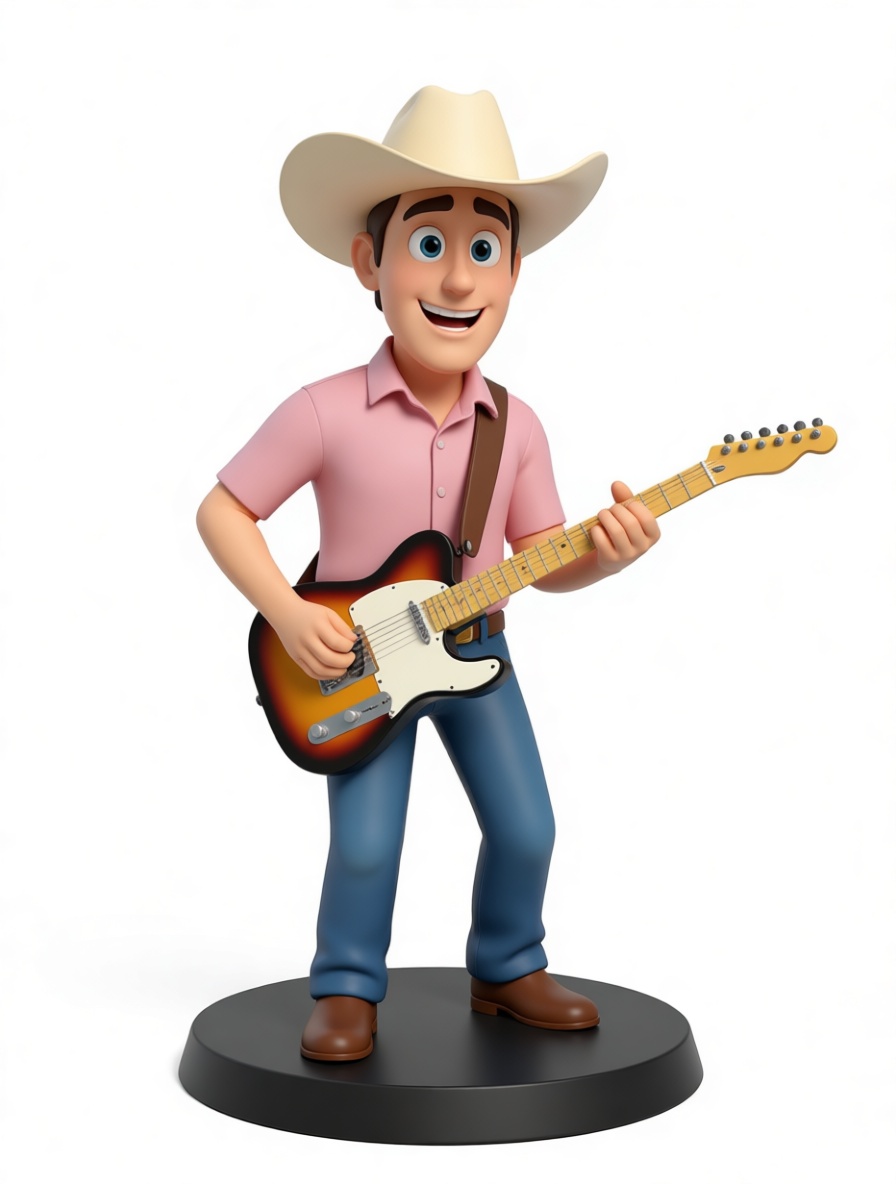 Country Guitarist Figurine free 3D printable STL