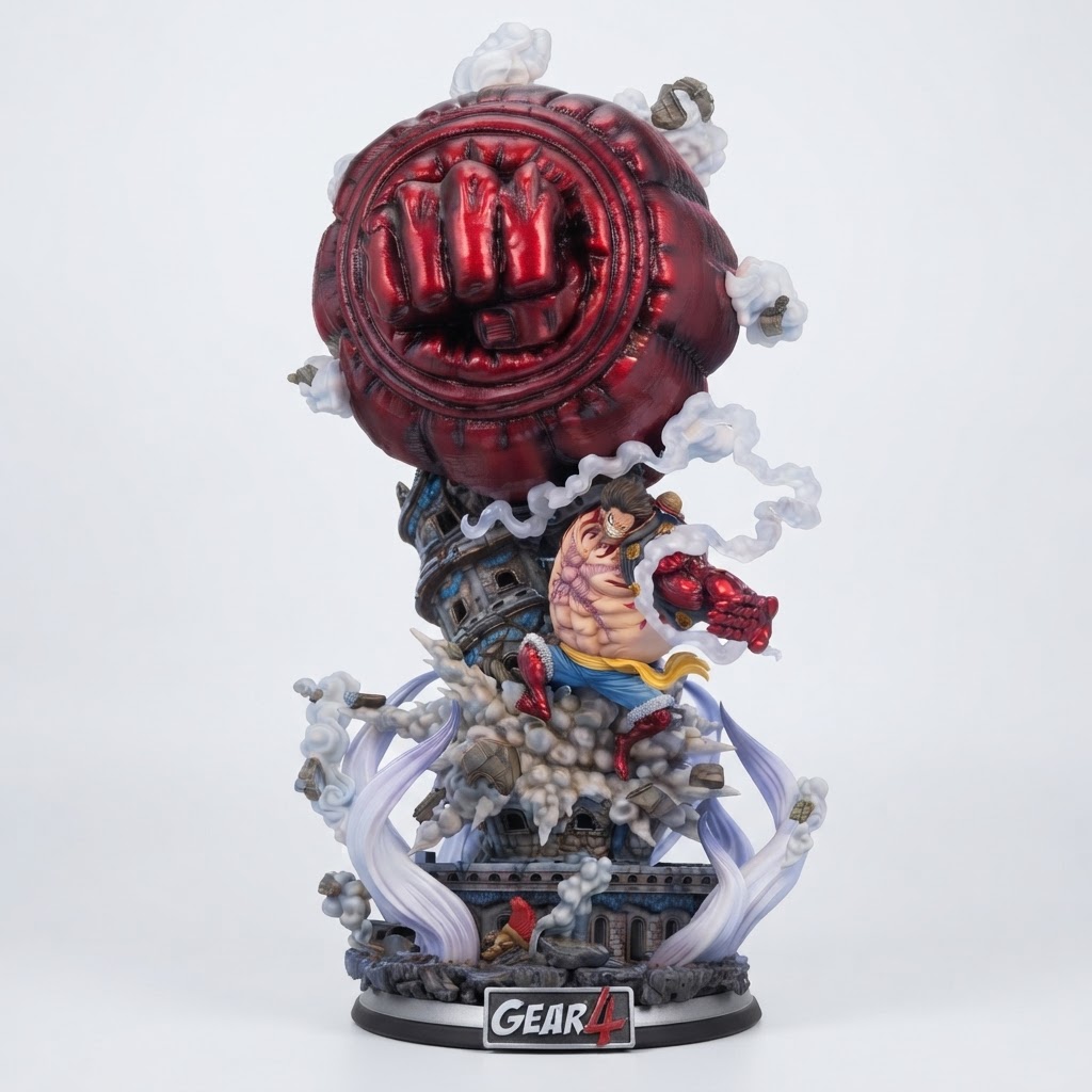 Monkey D. Luffy Gear 4 Statue free 3D printable STL