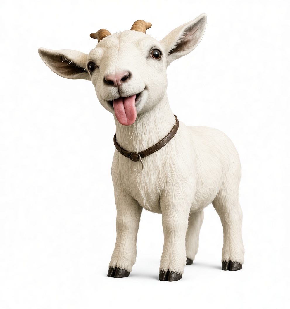 Cute Goat Figurine free 3D printable STL