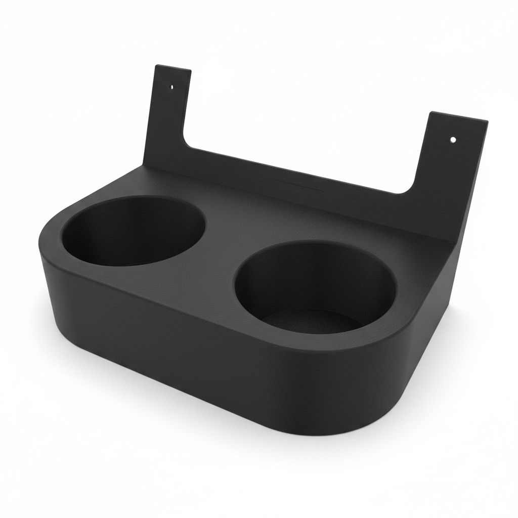 Wall Mounted Double Bowl free 3D printable STL