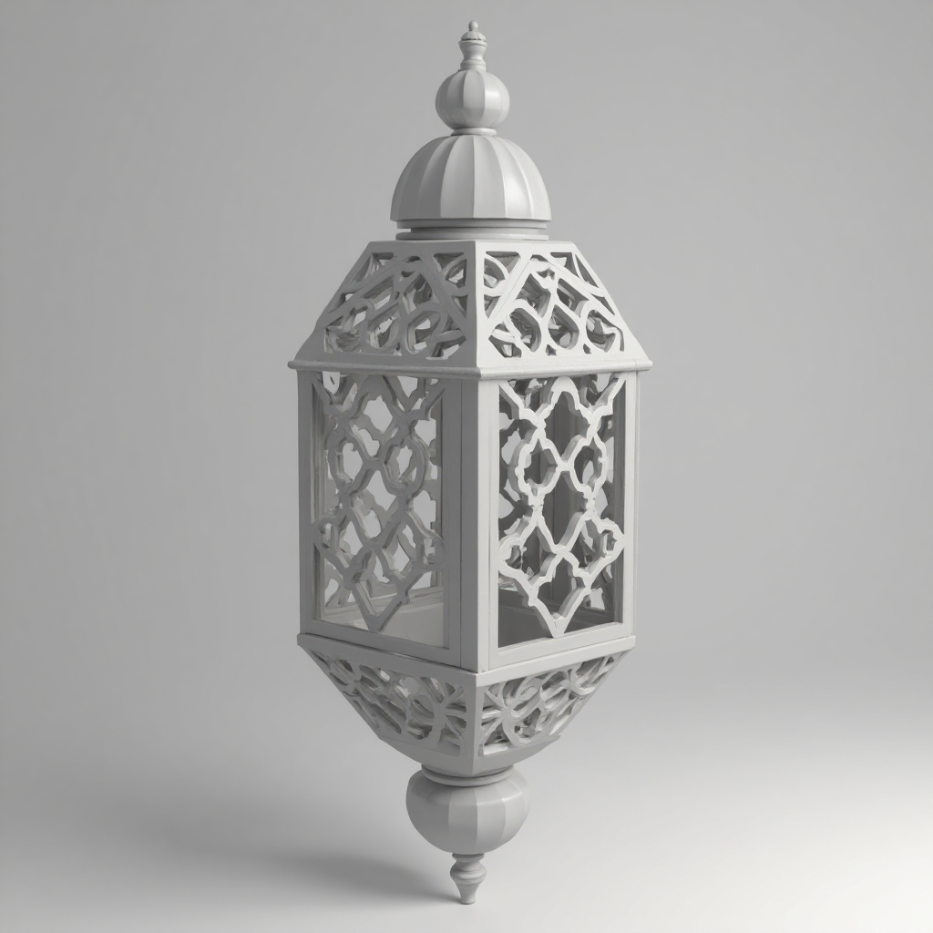 Moroccan Lantern Pendant Lamp free 3D printable STL
